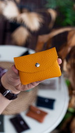 Zoozie Bags Murcia - Mustard Tarjetero de Piel